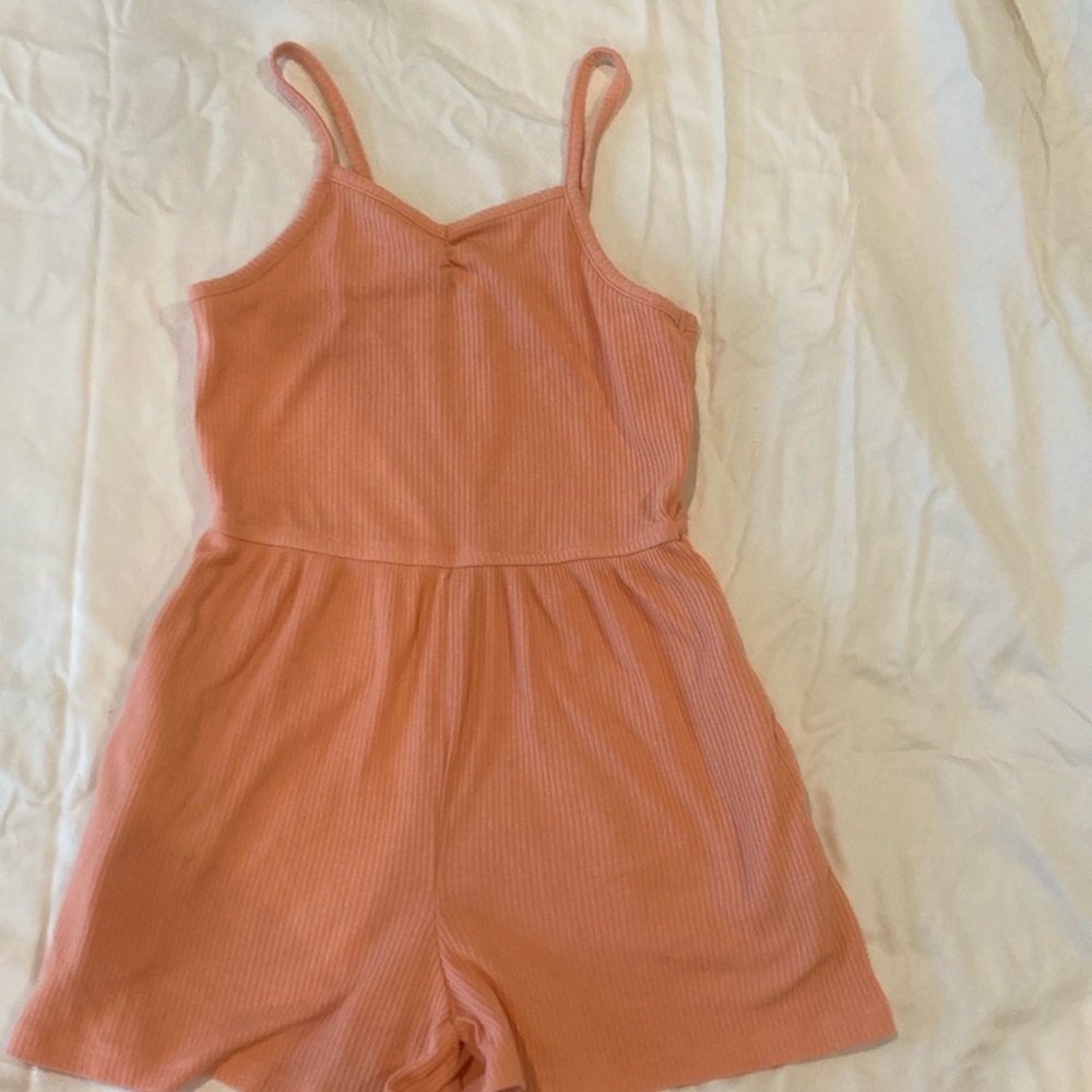 Peach, old navy girls romper